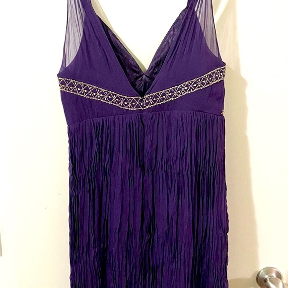 ABS Allen Schwartz purple cocktail dress - Picture 6 of 14